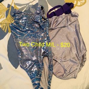 Set of two leotards, Child M/L